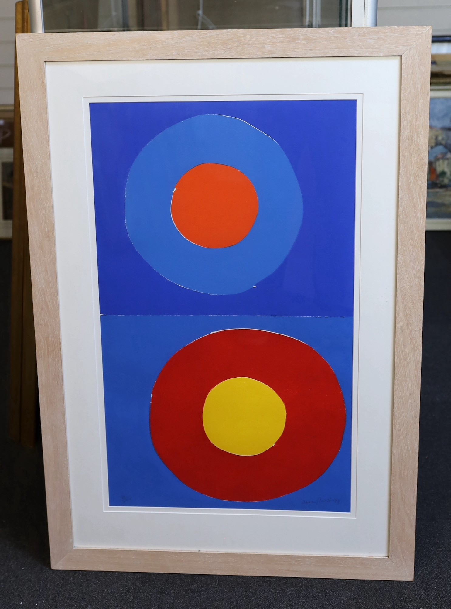 Sir Terry Frost, R.A. (British, 1915-2003), 'Two Loves for Tredavoe, 1999' (Kemp 200), woodcut printed in colours, 1999, 77 x 46cm